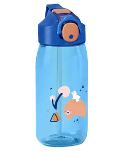 Bunie Animal Theme Cute Water Bottle with Sipper and Lock Design