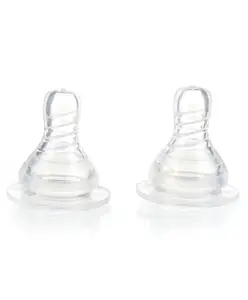 Mee Mee Eazy Flo Silicone Teat Medium Flow - Pack of 2