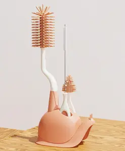 Fab N Funky Bottle & Nipple Cleaning Brushes Set of 3 - Pink