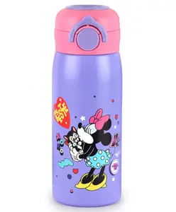 Cello Kidzbee Giggle Cuddle Buddies Stainless Steel Water Bottle - 380 ml
