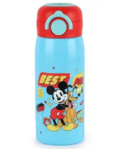 Cello Kidzbee Giggle Best Pals Stainless Steel Water Bottle Sky Blue - 380 ml