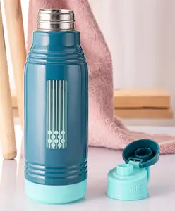 Nabhya Thermoware Leak Proof, Insulated Inner Steel Water Bottle For Office, Travel 600 ml Bottle (Green)