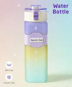 ZOE Leak Proof & Freezer Safe Sports Water Bottle Purple - 750 ml