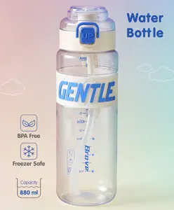 Fab N Funky Sports Bottle BPA Free White - 880 ml