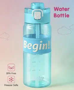 Fab N Funky BPA Free Sports Water Bottle Blue - 710 ml