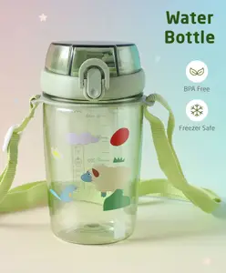 ZOE Leak Proof & Freezer Safe Sipper Water Bottle Green - 550 ml