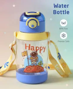 ZOE Leak Proof & Freezer Safe Sipper Water Bottle Blue - 600 ml