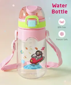 ZOE Leak Proof & Freezer Safe Sipper Water Bottle Pink - 580 ml