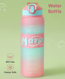 Fab N Funky Leak Proof & BPA Free Water Bottle Pink - 800 ml