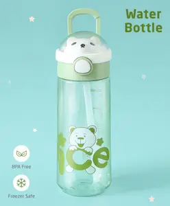 ZOE Bear Theme Leak Proof Sipper Bottle Green - 650 ml