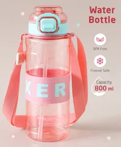 ZOE Leak Proof & BPA Free Sports Bottle Pink - 800 ml