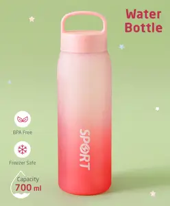 ZOE Leak Proof & BPA Free Water Bottle Pink - 700 ml