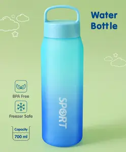 Fab N Funky Leak Proof Matte Finish Water Bottle Sky Blue - 700 ml