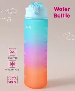 Fab N Funky Sports Water Bottle Blue & Purple - 900 ml