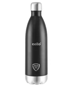 Cello Swift Thermosteel Water Bottle Black - 1000 ml