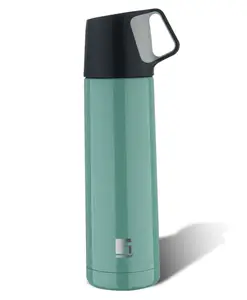Bergner Walking HydroCup Thermosteel Hot & Cold Flask, 500 ml, Green