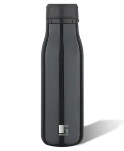 Bergner Walking Thermosteel Hot & Cold Bottle, 500 ml, Black