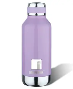 Bergner Walking Thermosteel Hot & Cold Bottle, 1000 ml, Purple