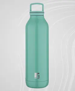 Bergner Walking Thermosteel Hot & Cold Bottle, 750 ml, Green