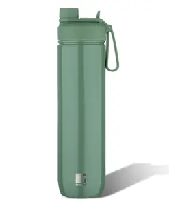 Bergner Walking Thermosteel Hot & Cold Bottle, 530 ml, Green