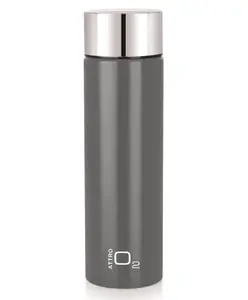 ATTRO O2 Stainless Steel Single Wall Water Bottle Grey - 1100ml
