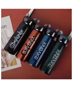 SCHOOLISH Cute Vacuum Mug for Kids - Stainless Steel Thermos - Hot & Cold for 6-8 Hours - Perfect Birthday or Christmas Gift - 500ml Capacity - PACK OF 1 - COLOR MAY VARY