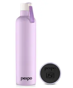 Pexpo Oslo Pro Hot & Cold Stainless Steel Water Bottle |Thermosteel Flask|Vacuum Insulated |ISI Certified |750ml, Orchid Purple | Gift for Girls & Boys|Office | Home | Gym | Adults|Limited RCB Edition