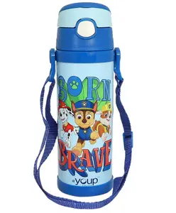 Youp Stainless Steel blue Color Paw Patrol theme Kids Insulated Sipper Bottle Scooby - 500 ml