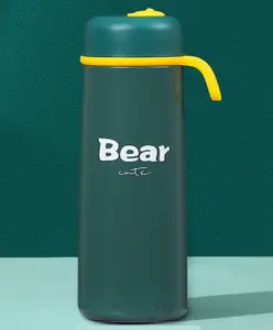 Sanjary CUTE BEAR HOT AND COLD STAINLESS STEEL WATER BOTTLE FOR KIDS - 350 ml color design my vary