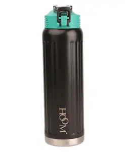 HOOM Double Wall Vacuum Insulated Thermal Sipper Bottle 750ml -Black