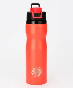 HOOM 304 Stainless Steel Flip-Top Cap Bottle 710ml - Red