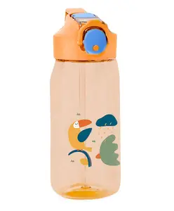 Bunie Bird Theme Cute Water Bottle with Sipper and Lock Design- 550 ml