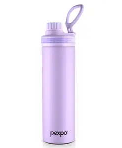 Pexpo Aqua Sip Stainless Steel Sports/Fridge Sipper Water Bottle 900ml, Orchid Purple | Eco friendly | Easy to Carry with Handle | Water Bottle for Office, Gym, School, Trekking, Men, Women and Kids