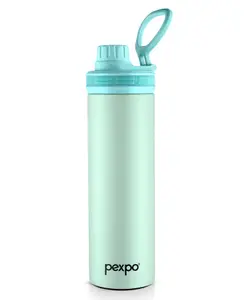 Pexpo Aqua Sip Stainless Steel Sports/Fridge Sipper Water Bottle 900ml, Sea Green | Eco friendly | Easy to Carry with Handle | Water Bottle for Office, Gym, School, Trekking, Men, Women and Kids