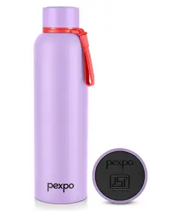 Pexpo Bravo Pro 1000 ml Hot & Cold ISI Certified Flask- Orchid Purple- Stainless Steel Water Bottle | Office| Gym| Travelling| Home| School| Adults & Kids| Limited RCB Edition