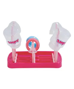 Adore BPA Free Bottle Drying Rack - Pink