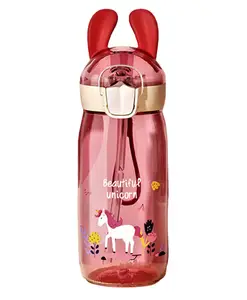 YAMAMA Cartoon Print Sipper Water Bottle - 550 ml