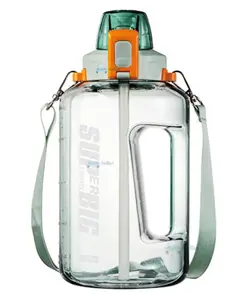 FunBlast BPA Free Sports Leakproof Water Bottle Green- 1500 ML