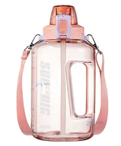 FunBlast BPA Free Sports Leakproof Water Bottle Pink - 1500 ML