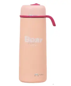 FunBlast BPA Free Double Walled Insulated Stainless Steel Water Bottle Pink - 350 ML