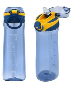 FunBlast Tritan BPA Free Sports Water Bottle Blue - 700 ML