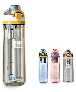 FunBlast Tritan BPA Free Sports Water Bottle 650 ML - Pack of 1 Random Color