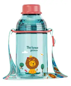 FunBlast Tritan BPA Free Forest Prince Print Water Bottle - 400 ML
