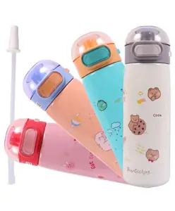 YAMAMA Insulated Double Wall Stainless Steel Water Bottle - 410 ml (Colour May Vary)