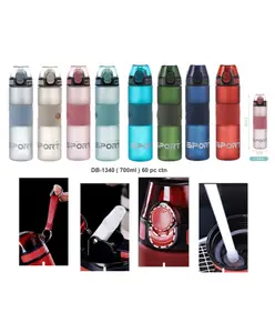 YAMAMA Sportlife Motivational Leakproof Water Bottle - 700 ml (Colour May Vary)