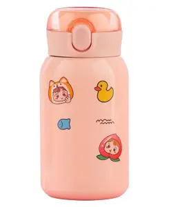 Toyshine Insulated Mini Stainless Steel SUS304 Water Bottle Pink - 350 ml