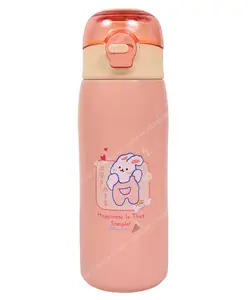 Toyshine BPA Free Double Wall Vacuum Insulated Water Light Pink- 380 ml