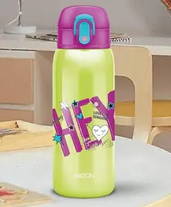 Milton Jolly 475 Thermosteel Water Sipper Bottle Green - 390 ml