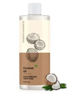 Essentia Extracts Cold-Pressed Extra Virgin Coconut Oil - 1000 ml