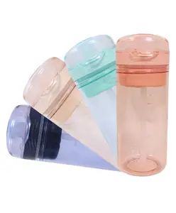Toyshine Sipper Tumbler Tritan Sports Water Bottle Peach - 420 ml